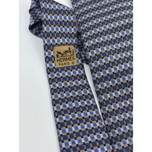 Hermes Tie 816 EA Silk 100% Made In France Authentic Read*